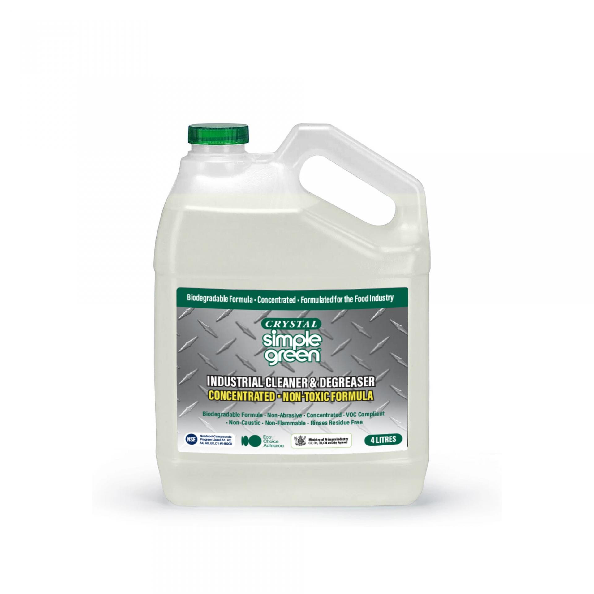 Simple Green Crystal Food Grade Cleaner And Degreaser Concentrate 4l Commercial Cleaning 