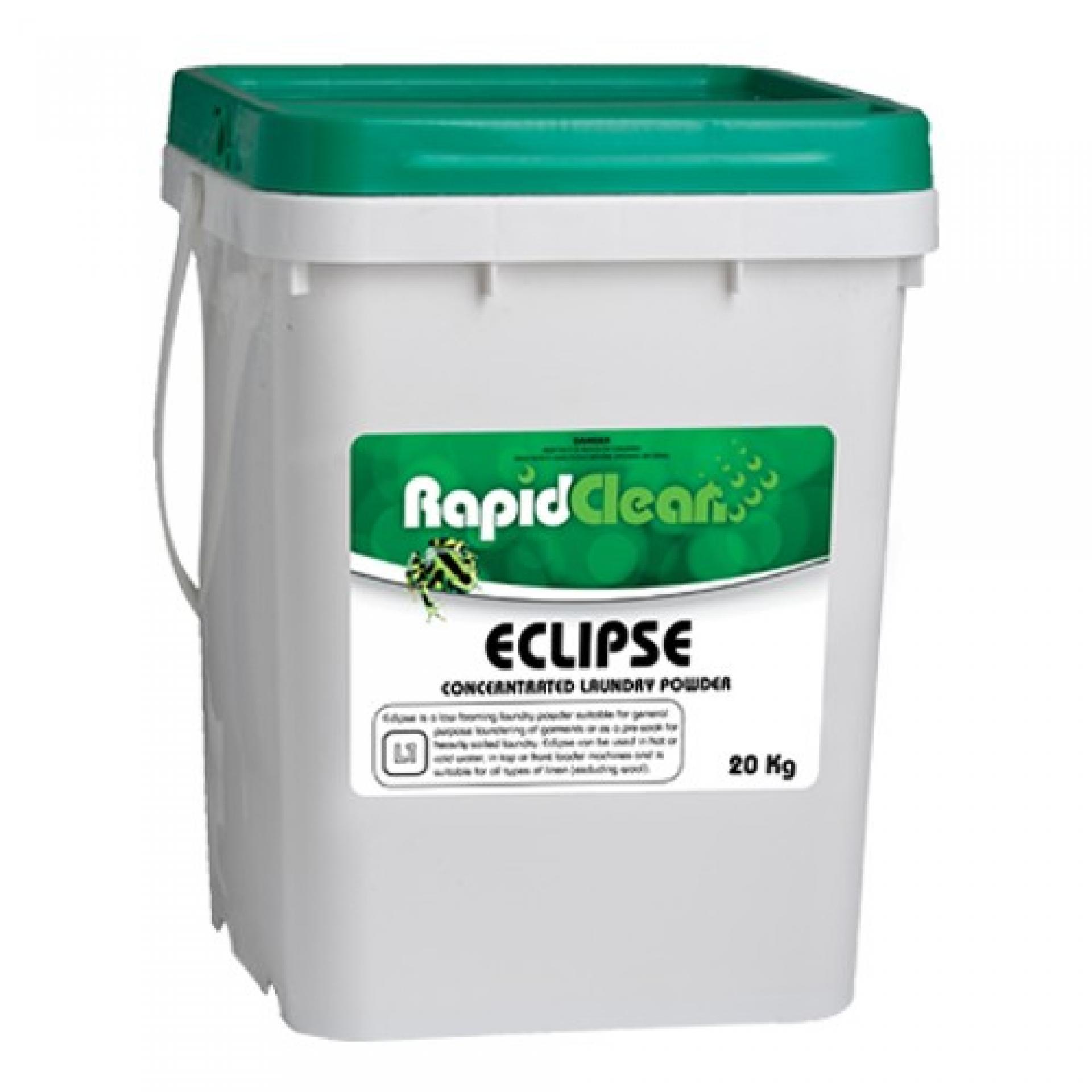 Rapidclean Eclipse Concentrated laundry powder 20kg Commercial Cleaning  Supplies Auckland Counties Cleaning
